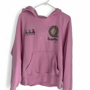 PacSun Light Pink Graphic Hoodie